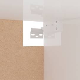 Șifonier, alb extralucios, 100x32,5x35 cm, pal, 7 image