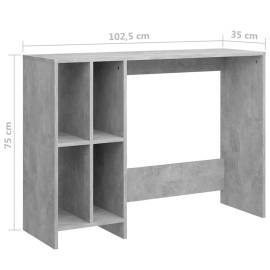 Birou notebook, gri beton, 102,5x35x75 cm, pal, 6 image