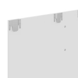 Comodă tv de perete, alb extralucios, 120x23,5x90 cm, pal, 6 image