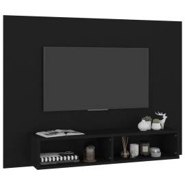 Comodă tv de perete, negru, 120x23,5x90 cm, pal, 3 image