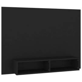 Comodă tv de perete, negru, 120x23,5x90 cm, pal, 2 image