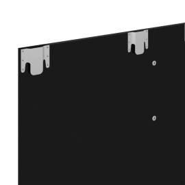 Dulap tv montat pe perete negru extralucios 102x23,5x90 cm pal, 7 image
