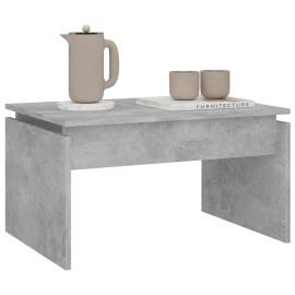 Măsuță de cafea, gri beton, 68x50x38 cm, pal, 4 image