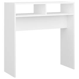 Masă consolă, alb, 78x30x80 cm, pal, 2 image