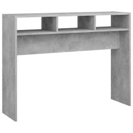 Masă consolă, gri beton, 105x30x80 cm, pal, 2 image