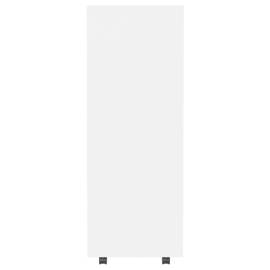 Șifonier, alb, 80x40x110 cm, pal, 6 image