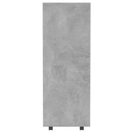 Șifonier, gri beton, 80x40x110 cm, pal, 6 image