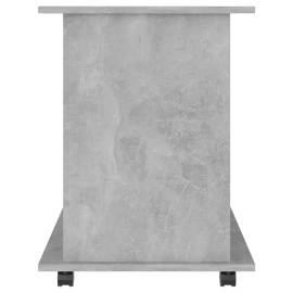 Dulap cu roți, gri beton, 60x45x60 cm, pal, 6 image