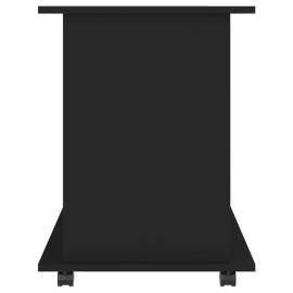 Dulap cu roți, negru, 60x45x60 cm, pal, 6 image