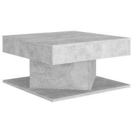 Măsuță de cafea, gri beton, 57x57x30 cm, pal, 2 image
