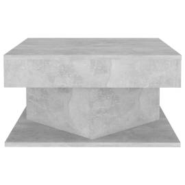 Măsuță de cafea, gri beton, 57x57x30 cm, pal, 4 image