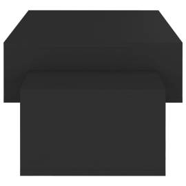 Măsuță de cafea, negru, 105x55x32 cm, pal, 6 image
