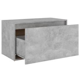 Bancă de hol, gri beton, 80x40x45 cm, pal, 6 image