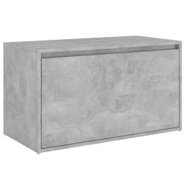 Bancă de hol, gri beton, 80x40x45 cm, pal, 2 image