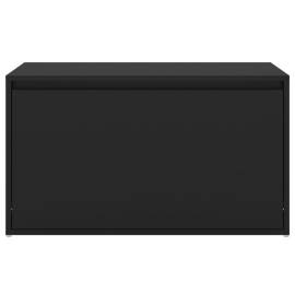 Bancă de hol, negru, 80x40x45 cm, pal, 5 image