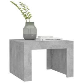 Măsuță de cafea, gri beton, 50x50x35 cm, pal, 4 image