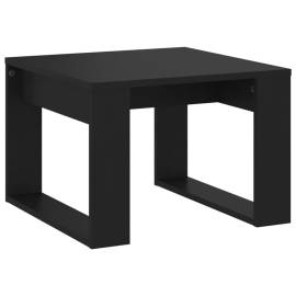 Masă laterală, negru, 50x50x35 cm, pal, 2 image