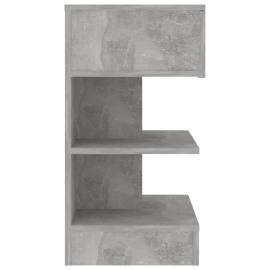 Noptiere, 2 buc., gri beton, 40x35x65 cm, 7 image