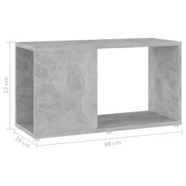 Comodă tv, gri beton, 60x24x32 cm, pal, 7 image