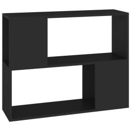 Comodă tv, negru, 80x24x63 cm, pal, 2 image