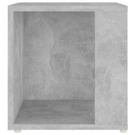 Masă laterală, gri beton, 33x33x34,5 cm, pal, 6 image