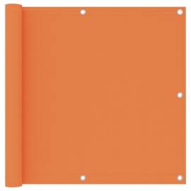 Prelată balcon portocaliu 90x400 cm țesătură oxford