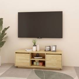 Comodă tv, 110x30x40 cm, lemn masiv de pin, 3 image