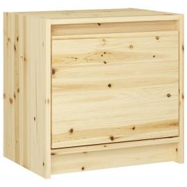 Noptiere, 2 buc., 40x30,5x40 cm, lemn masiv de brad, 5 image
