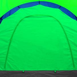 Cort camping din material textil, 9 persoane, albastru și verde, 2 image