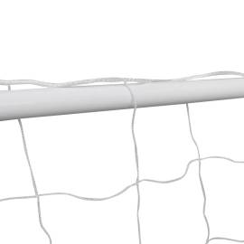 Poartă de fotbal din oțel calitate superioară set 240 x 90 x 150 cm, 3 image
