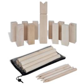 Set de joc kubb din lemn, 2 image