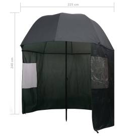 Umbrelă pentru pescuit, 300 x 240 cm, verde, 8 image