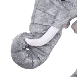 Elefant de jucărie din pluș, gri xxl, 3 image