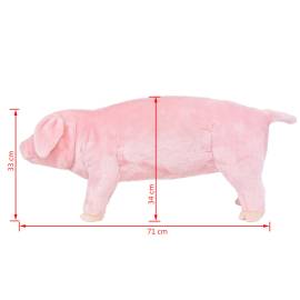 Jucărie porcușor din pluș, roz, xxl, 5 image