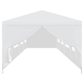 Pavilion de grădină 3 x 12 m, alb, 3 image