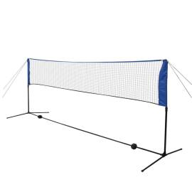 Set fileu de badminton, cu fluturași, 300x155 cm, 2 image