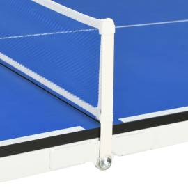 Masă de ping pong cu fileu, albastru, 152 x 76 x 66 cm, 7 image