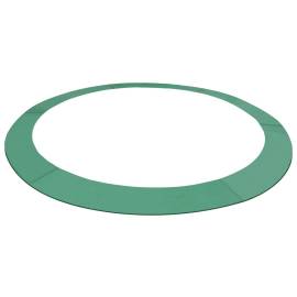 Bandă de siguranță trambulină rotundă de 4,26 m, verde, pe