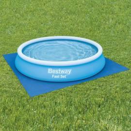 Bestway pânză de sol pentru piscină flowclear, 396 x 396 cm