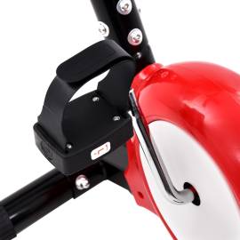 Bicicletă fitness cu centură de rezistență, roșu, 9 image