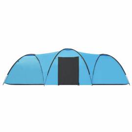 Cort camping tip iglu, 8 persoane, albastru, 650x240x190 cm, 6 image