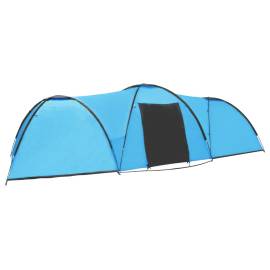 Cort camping tip iglu, 8 persoane, albastru, 650x240x190 cm, 5 image