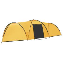 Cort camping tip iglu, 8 persoane, galben, 650 x 240 x 190 cm, 5 image