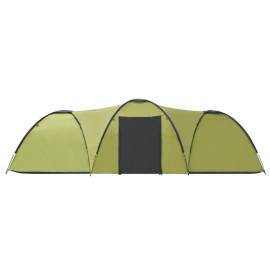 Cort camping tip iglu, 8 persoane, verde, 650 x 240 x 190 cm, 6 image