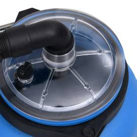 Pompă de filtrare pentru piscină, negru și albastru, 4 m³/h, 9 image