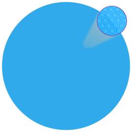 Prelată de piscină, albastru, 356 cm, pe