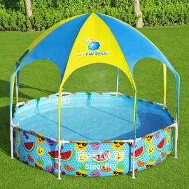 Bestway piscină supraterană copii steel pro, protecție uv, 244x51 cm, 3 image