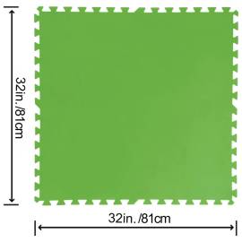 Bestway protecții de podea piscină flowclear, 9 buc., verde, 5,47 m², 3 image