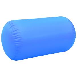 Rulou de gimnastică gonflabil cu pompă, albastru, 120x90 cm pvc, 5 image