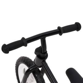 Bicicletă pentru echilibru 12 inci, cu roți, negru, 6 image